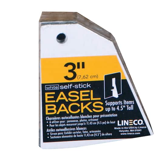 Lineco&#xAE; White Self-Stick Easel Backs